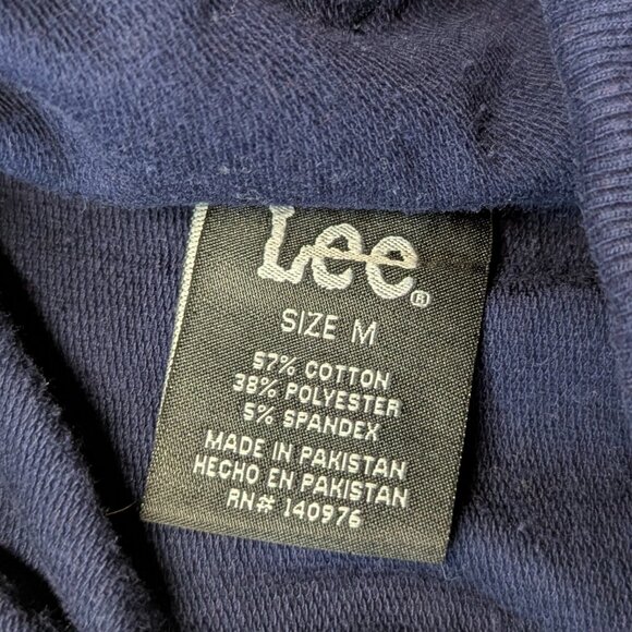 NWT Lee Size Medium (8-10) Navy Sweatpants and Zippered Hooded Jacket - Picture 7 of 14